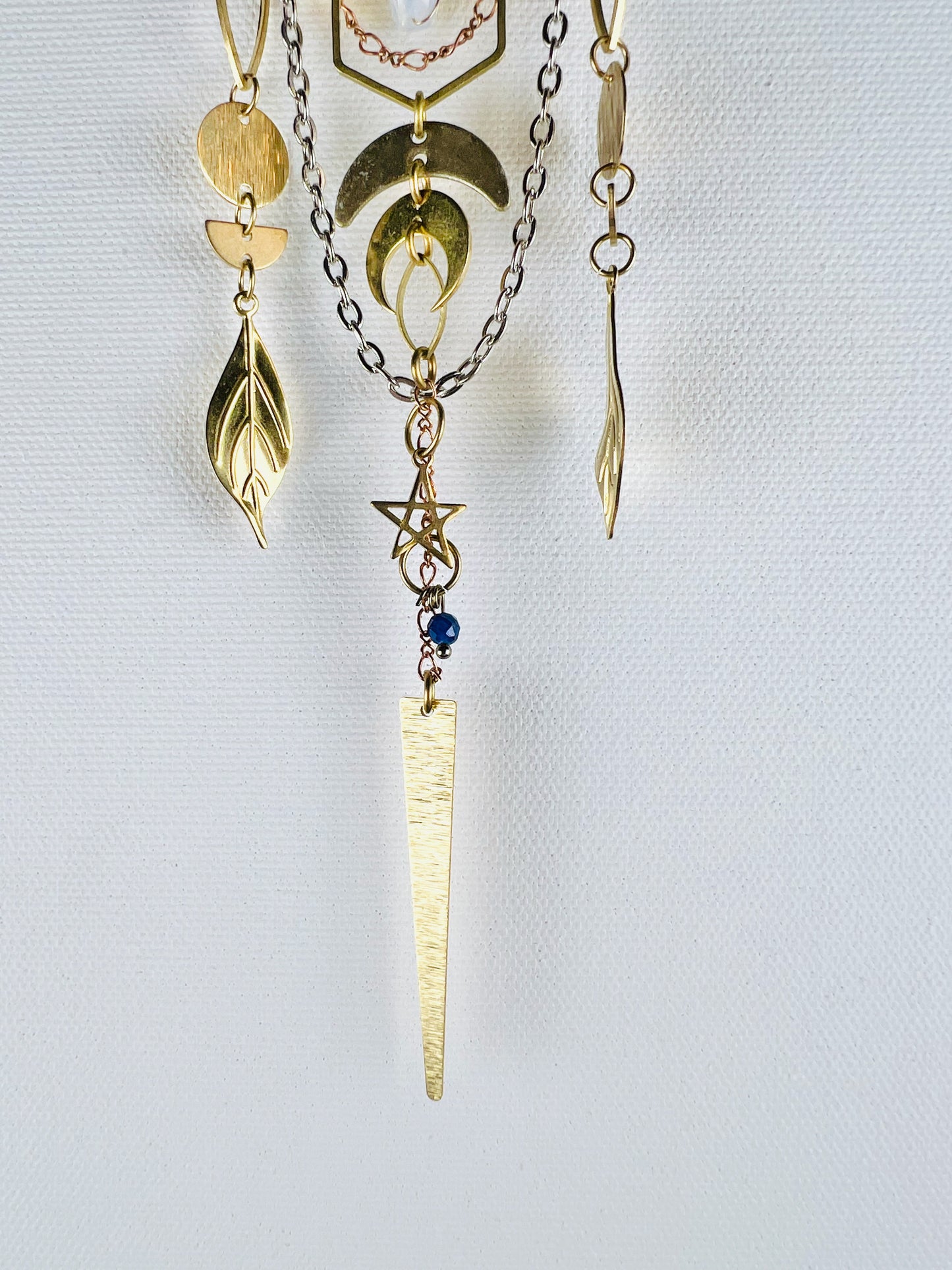 Opalite, Kyanite Manifestation Charm Wall Art