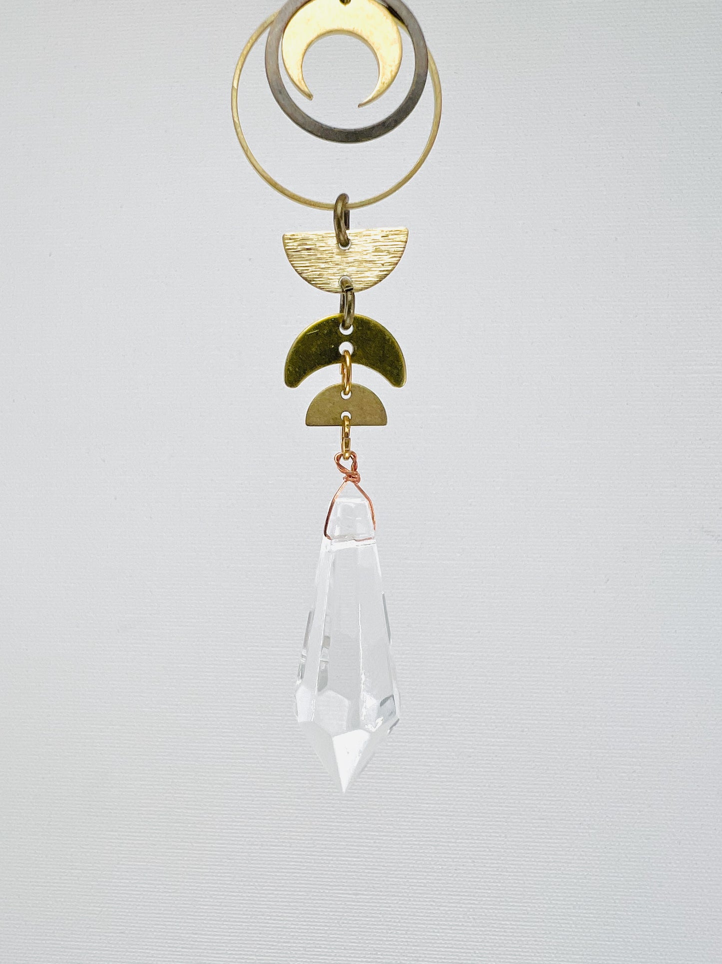 Crocodile Jasper Manifestation Mini, Rearview Mirror Car Charm | Home Decor | Suncatcher