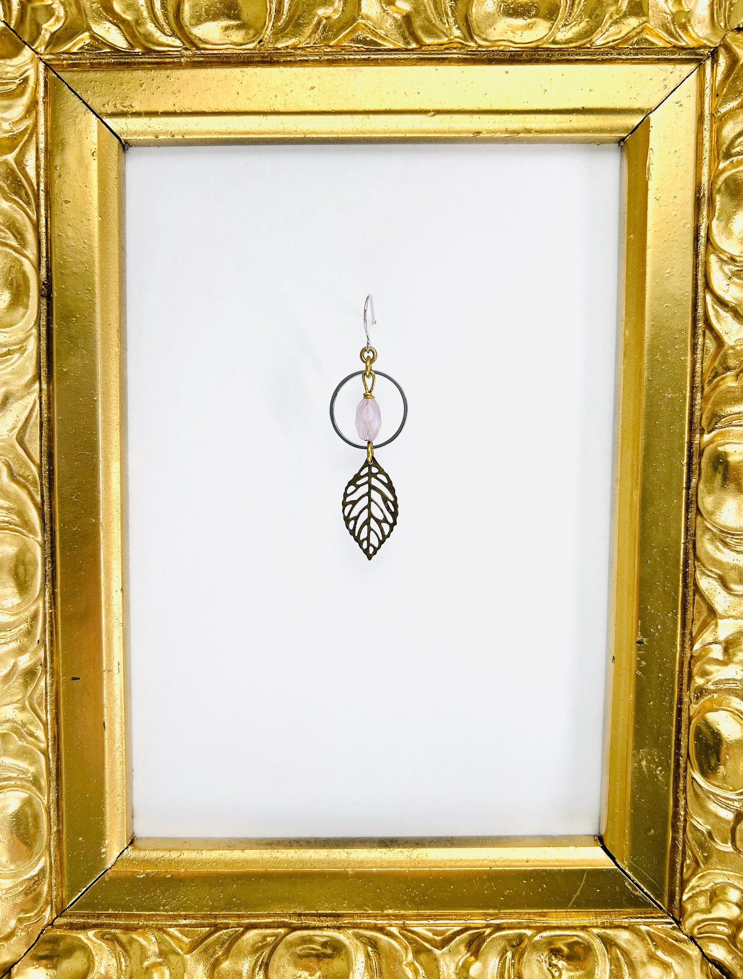 Singly Sold Light Amethyst Earring, Crystal Manifestation Jewelry