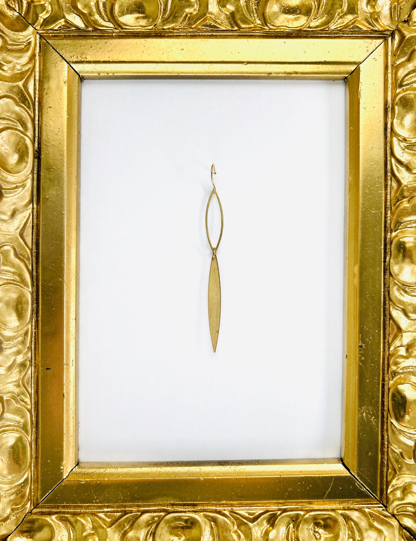 Minimalist Brass Single Earring – Intentional Mix & Match Jewelry (Sold as One Earring)