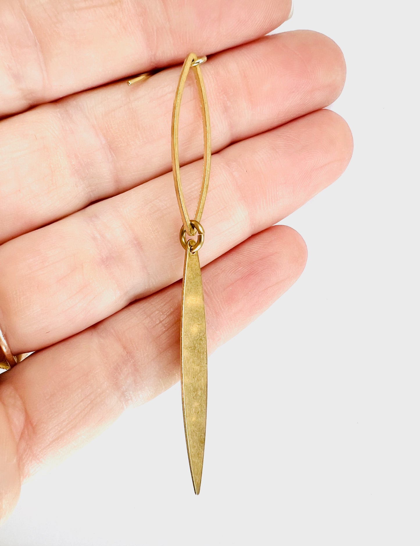 Singly Sold Brass Earring, Manifestation Tools