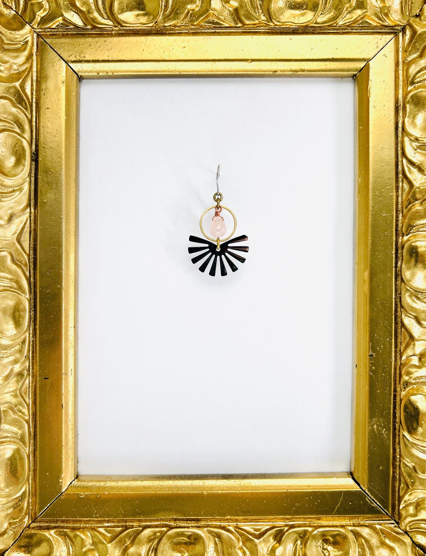 Singly Sold Rose Quartz Drop Earring, Crystal Manifestation Jewelry