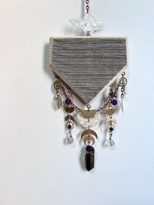 1103 Rhodochrosite and Amethyst Manifestation Charm