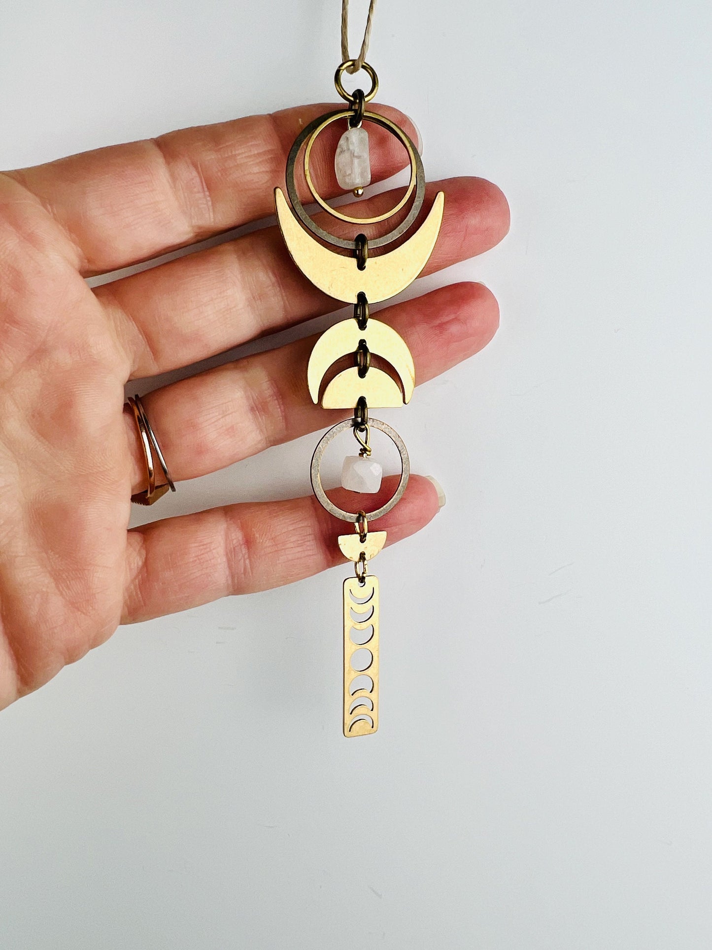 Kunzite and Pink Aventurine Manifestation Charm