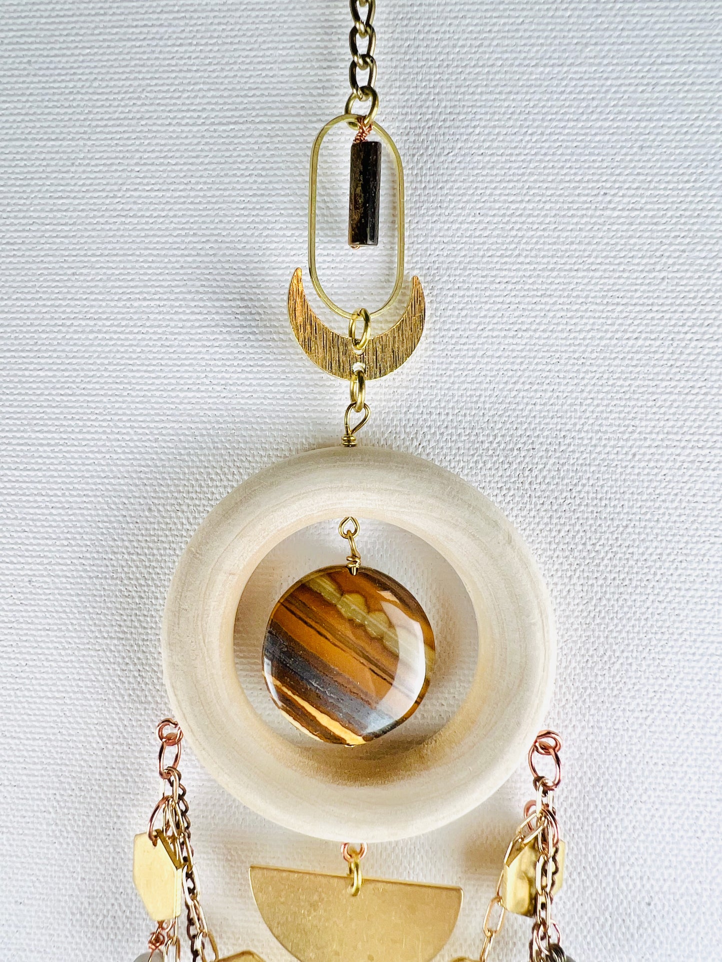 Tigers Eye, Tiger Iron, Eagle Eye, Agate Manifestation Charm Wall Art