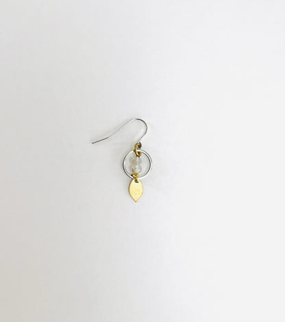 Singly Sold Labradorite Earring, Crystal Manifestation Jewelry