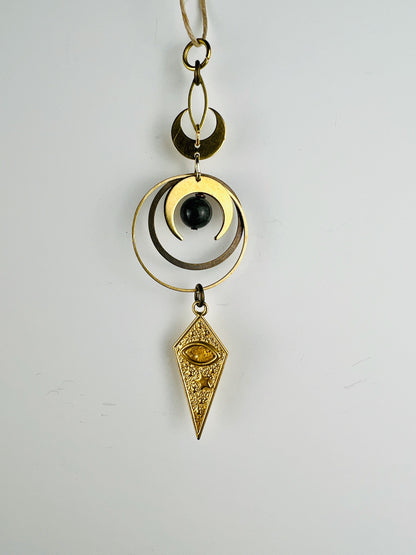 Rutilated Quartz, Evil Eye Protection Manifestation Mini