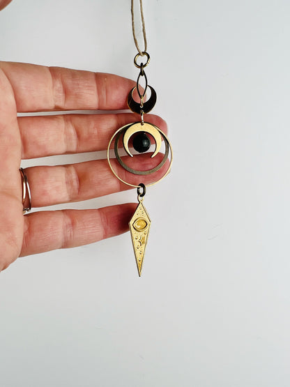 Rutilated Quartz, Evil Eye Protection Manifestation Mini