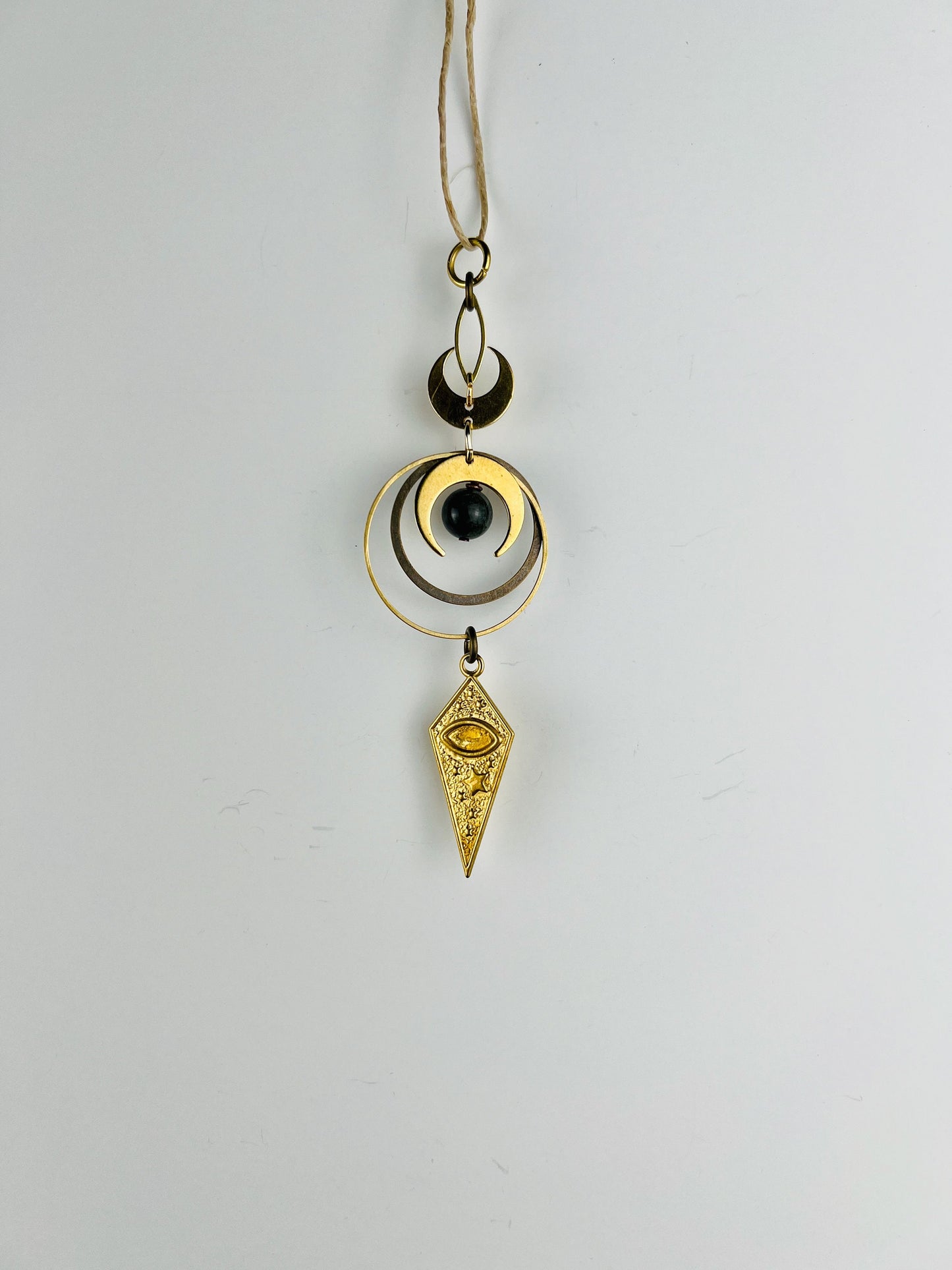 Rutilated Quartz, Evil Eye Protection Manifestation Mini